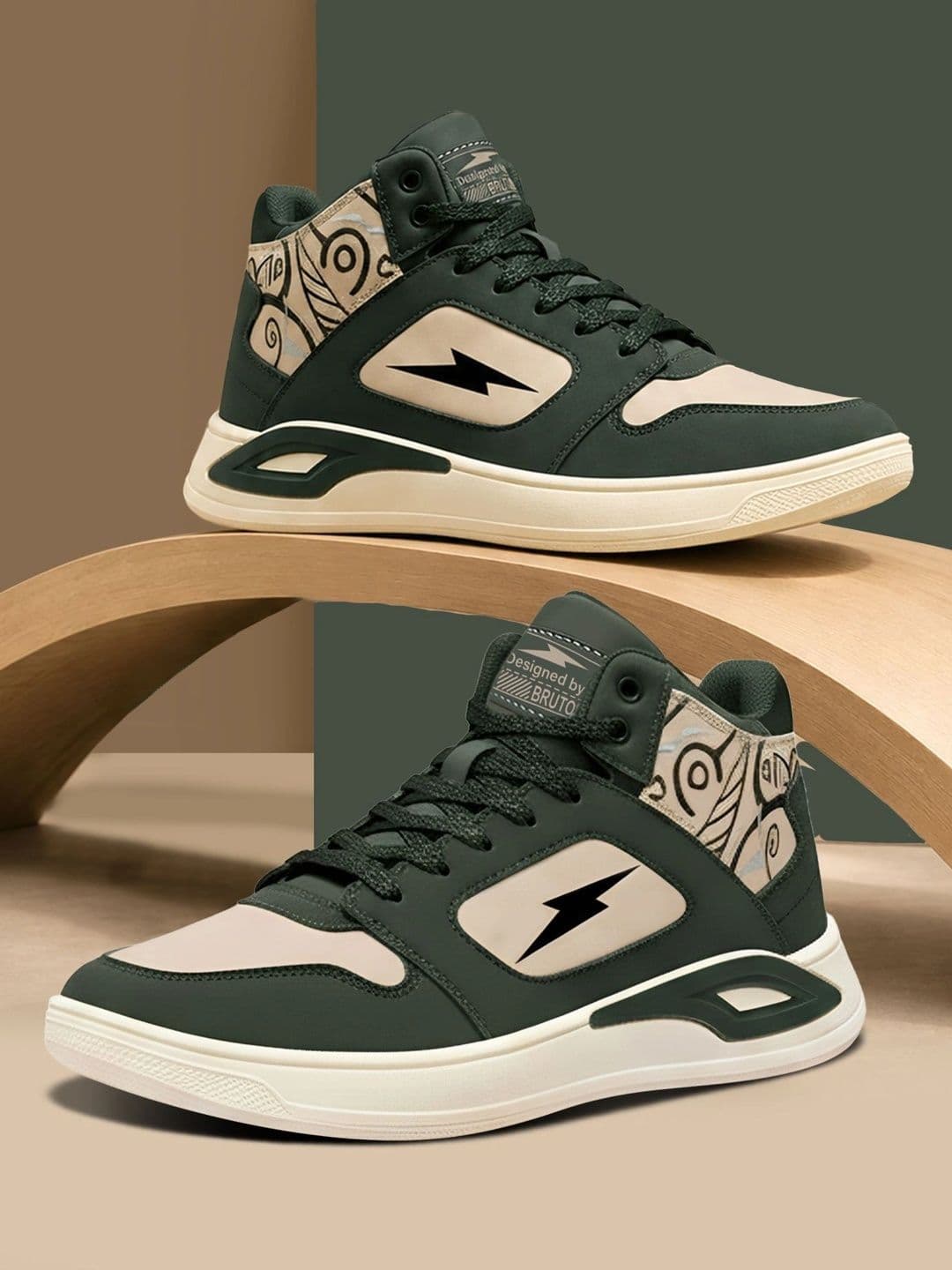 Bruton Men High-Top Walking Non-Marking Shoes - view 1