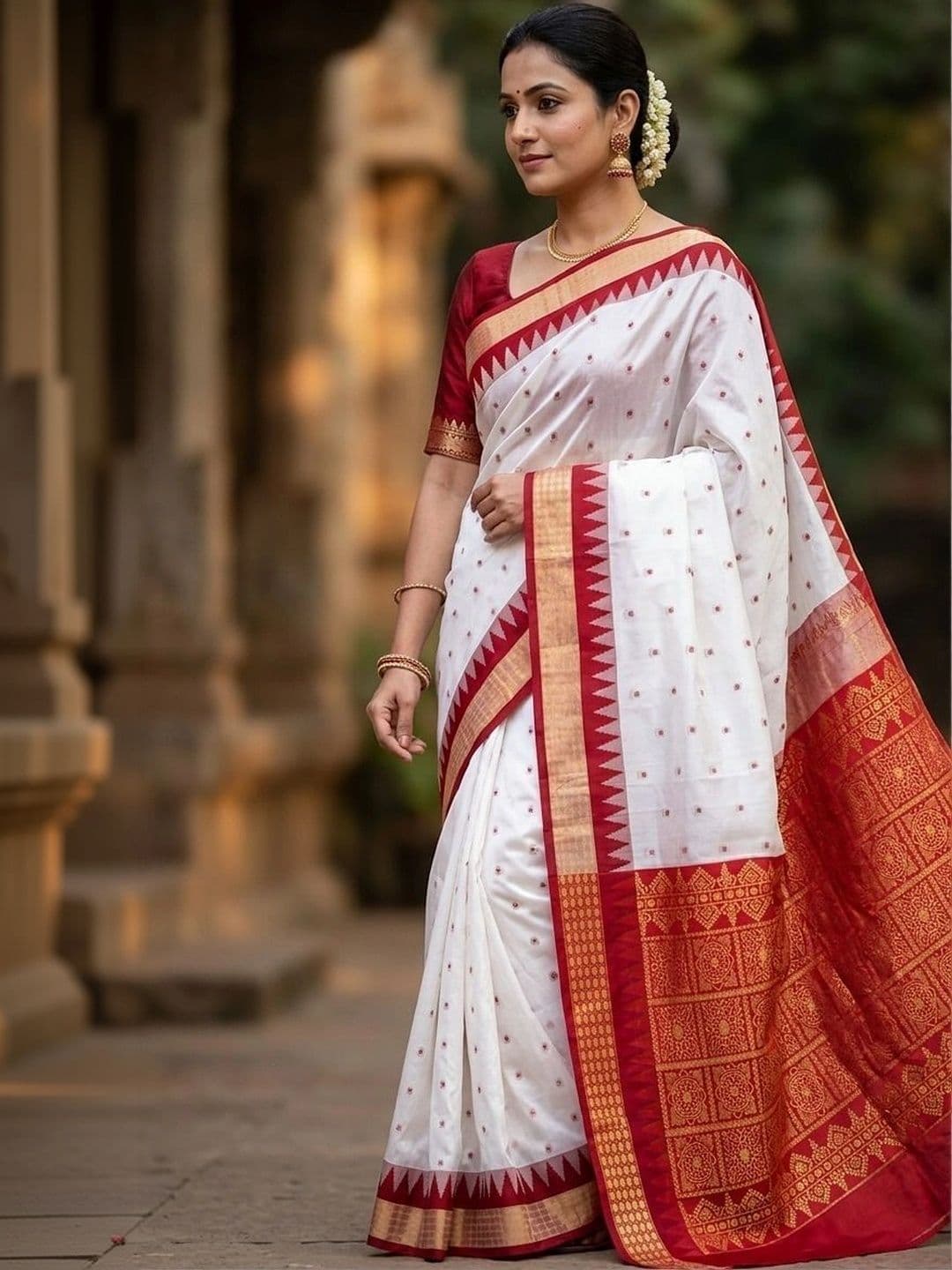 Silk Loomluxe Woven Design Zari Art Silk Sambalpuri Saree - view 1