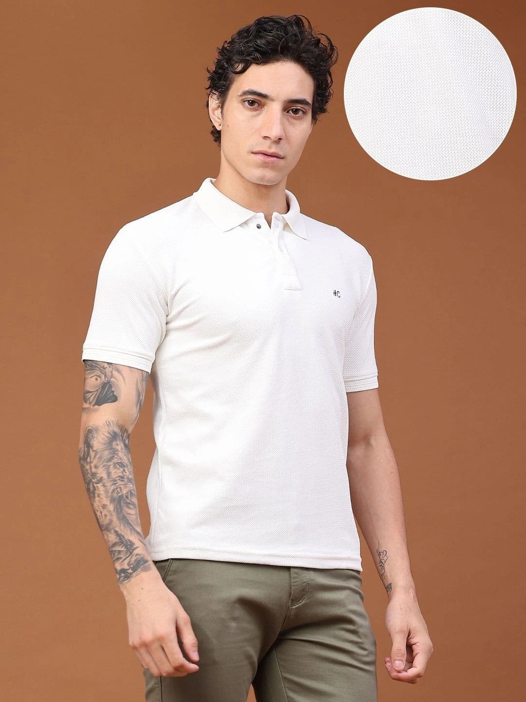 V-Mart Men Polo Collar Slim Fit T-shirt thumbnail 6