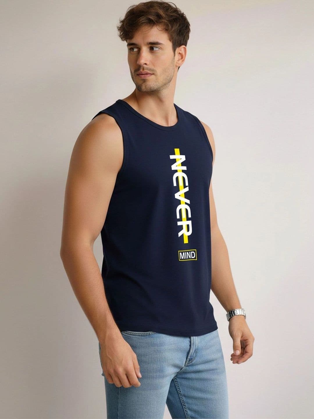 MINISTRY OF FRIENDS Men Typography 2 Printed T-shirt thumbnail 4