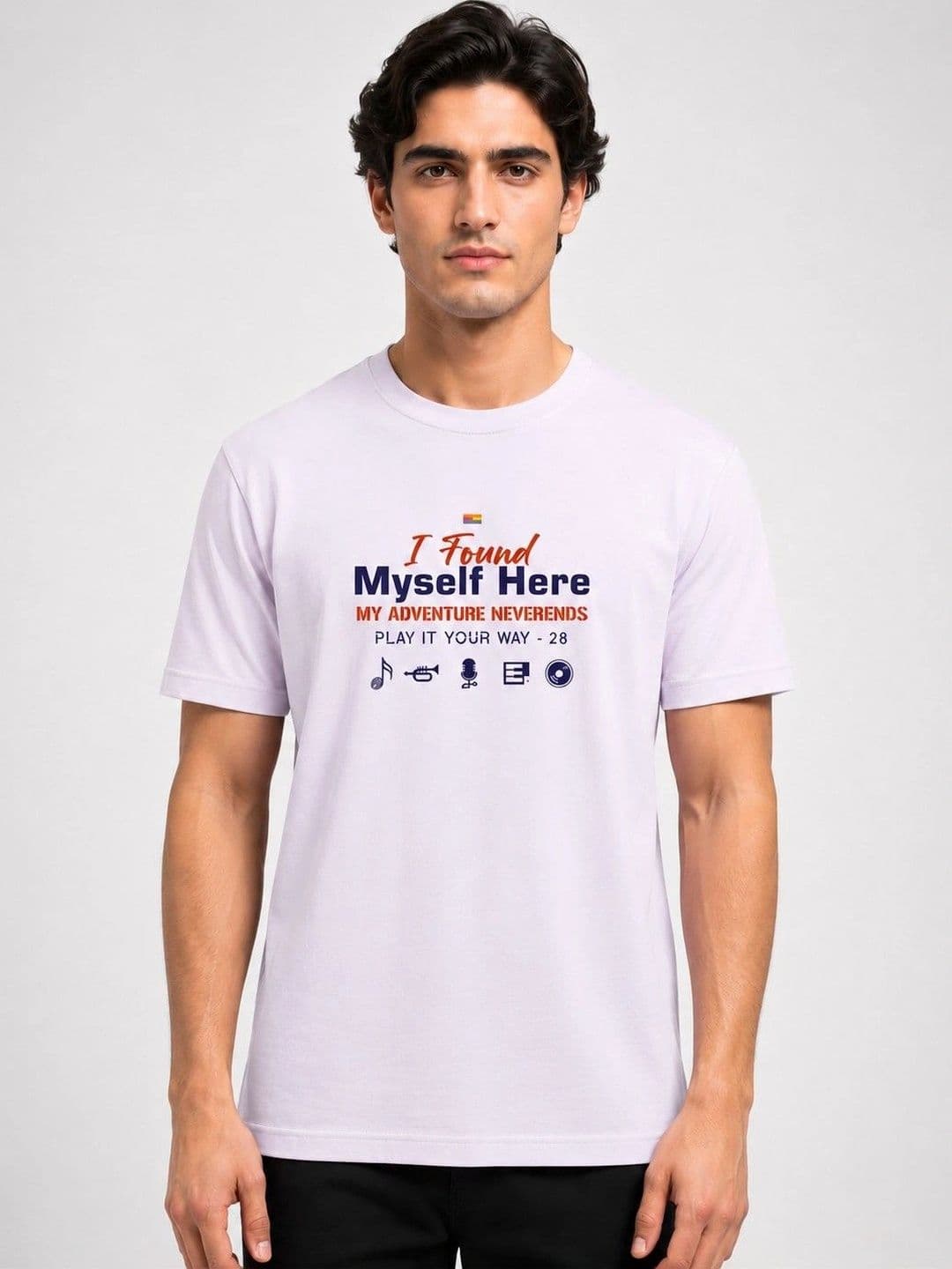 My Adventure Neverends Men Typography Printed T-shirt - view 1
