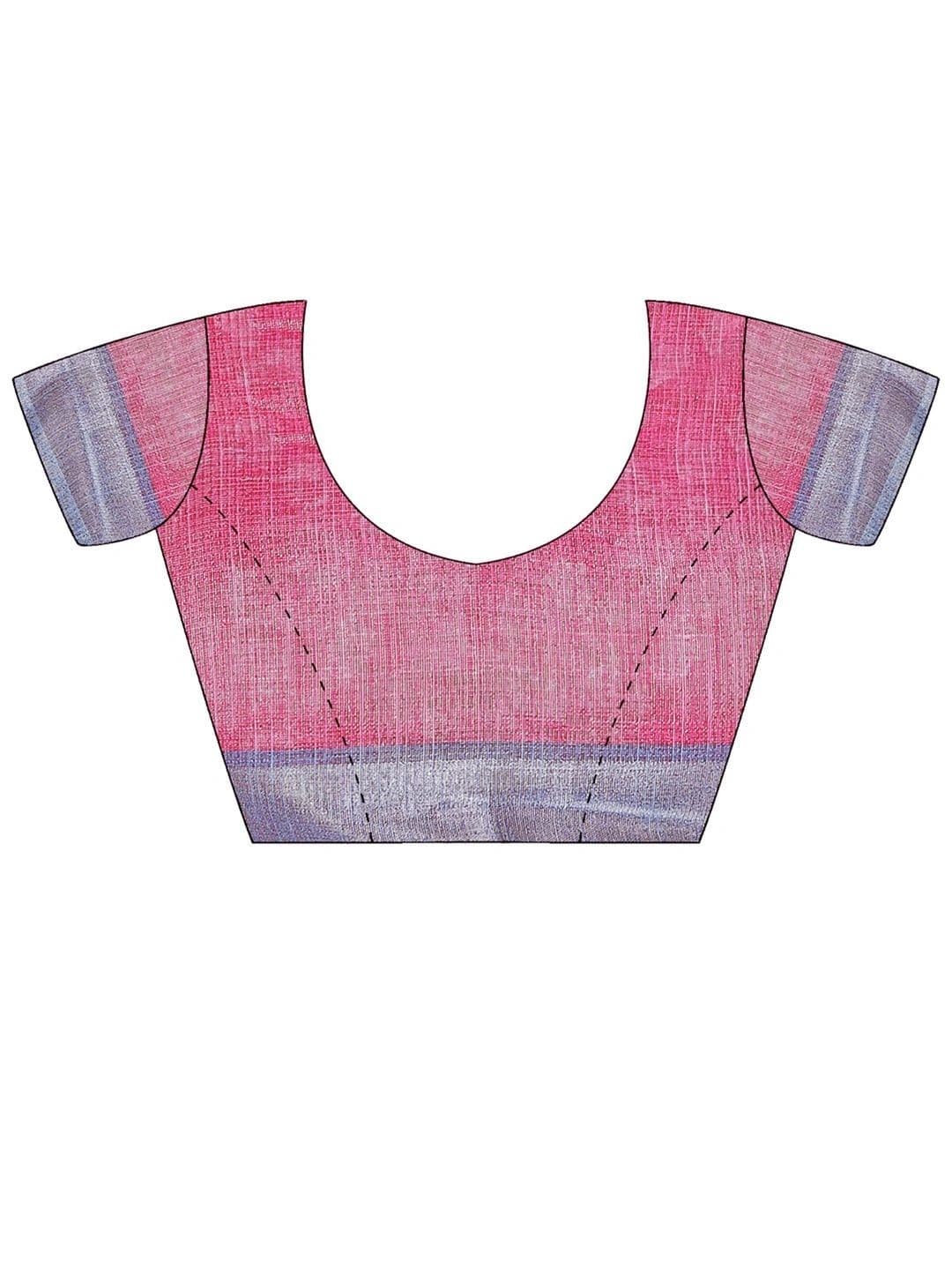 Anouk Woven Design Silk Cotton Designer Saree thumbnail 2