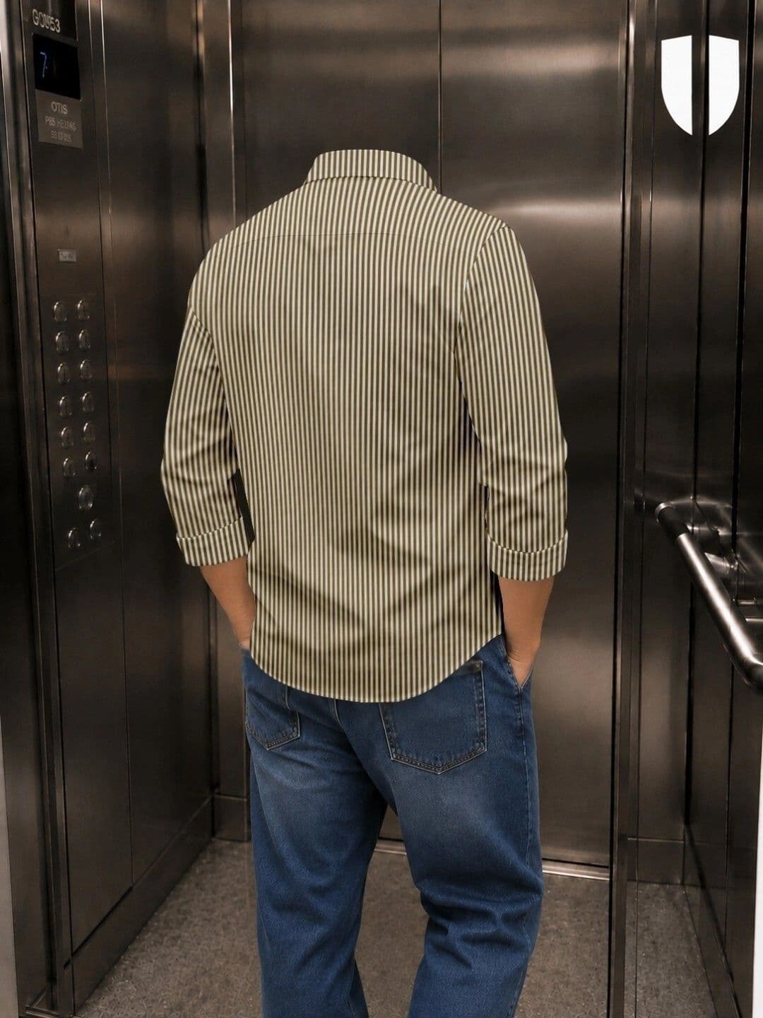 RINK ENTERPRISE Men Striped Casual Shirt thumbnail 4
