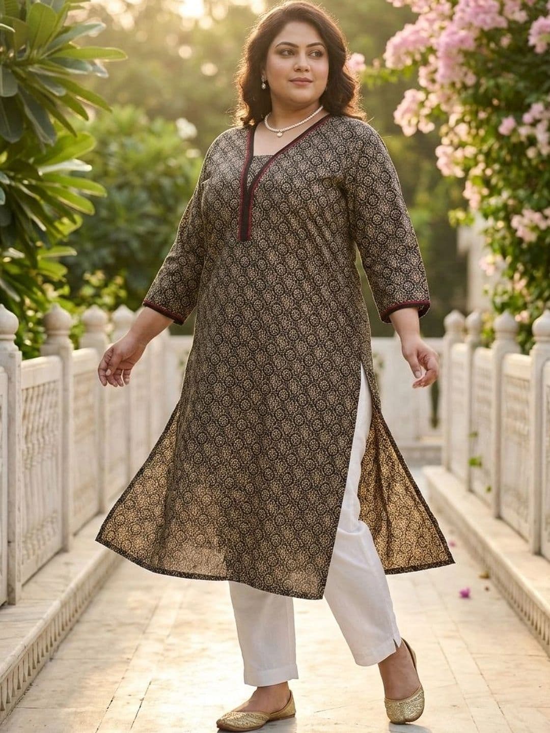Sztori Women Floral Printed Kurta thumbnail 2
