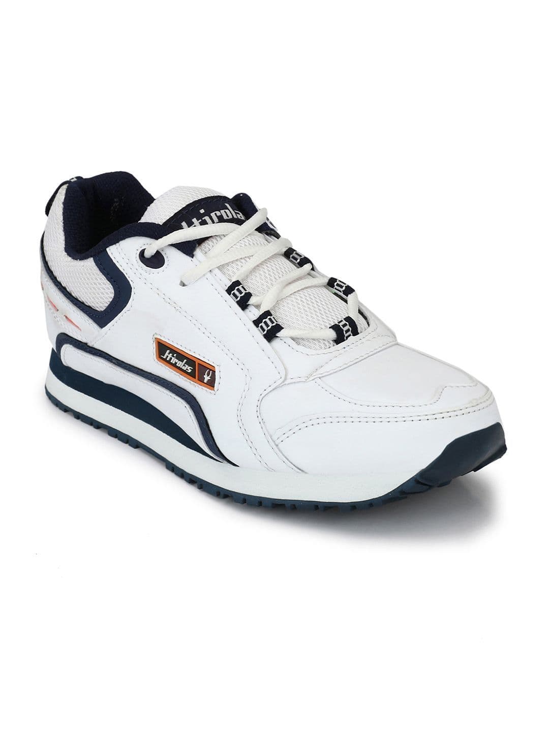 HIROLAS Men White Running Shoes thumbnail 7
