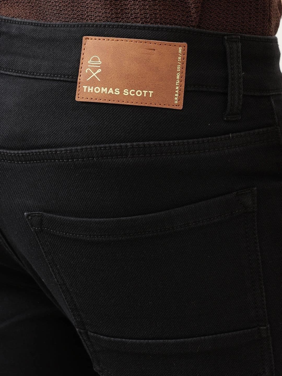 Thomas Scott Men Smart Bootcut Mid-Rise Stretchable Jeans thumbnail 5
