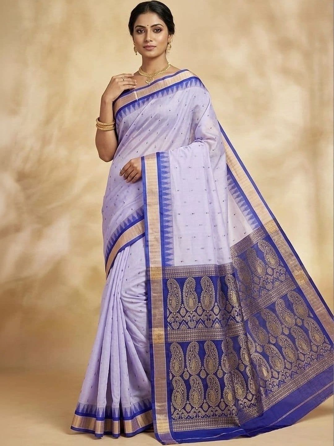 Silk Loomluxe Woven Design Zari Art Silk Sambalpuri Saree thumbnail 7