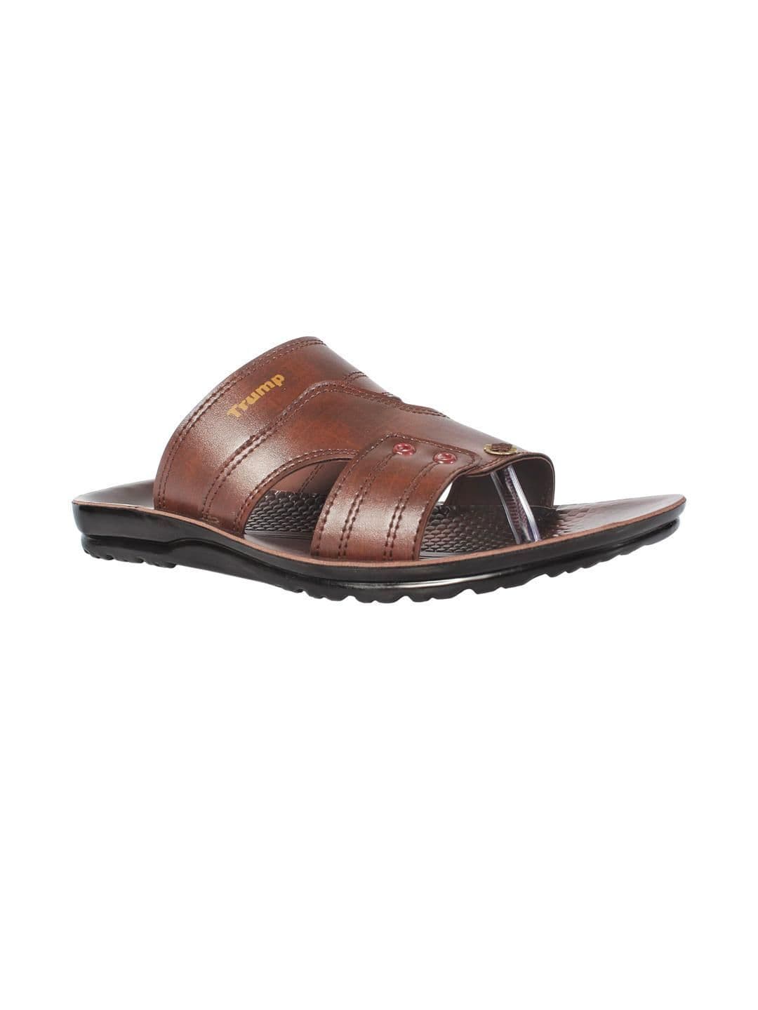 Trump Bizazo Men Tan Flip Flops thumbnail 4