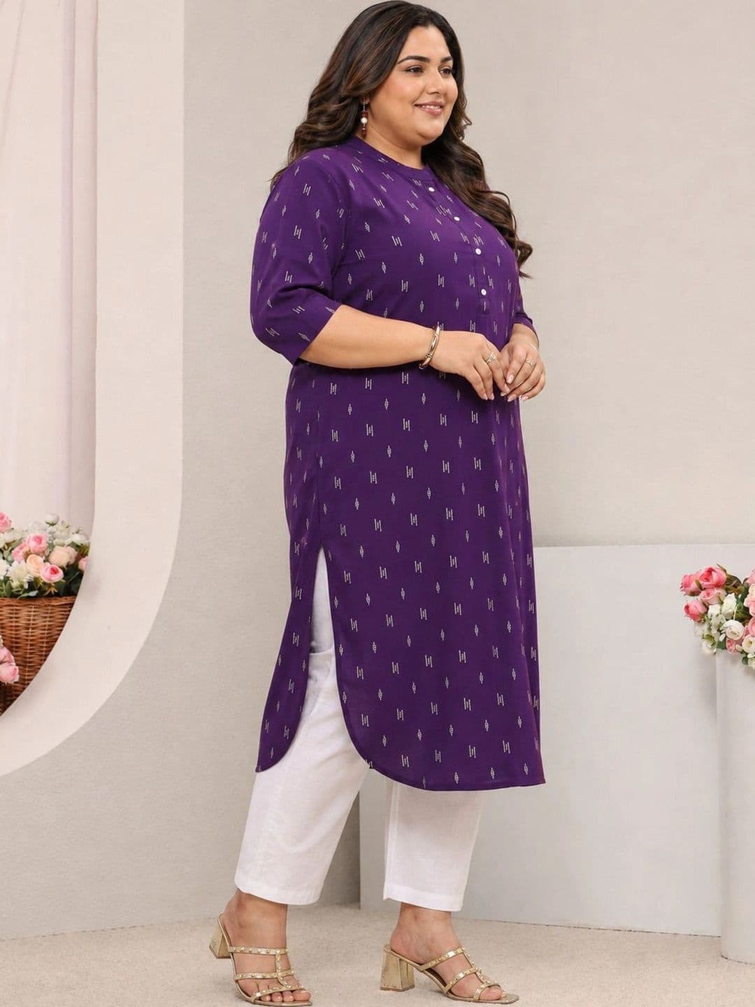 EXTRA LOVE BY LIBAS Women Kurta thumbnail 3