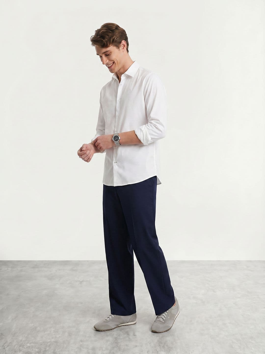 Mast & Harbour Easy Drape Off White Shirt thumbnail 5