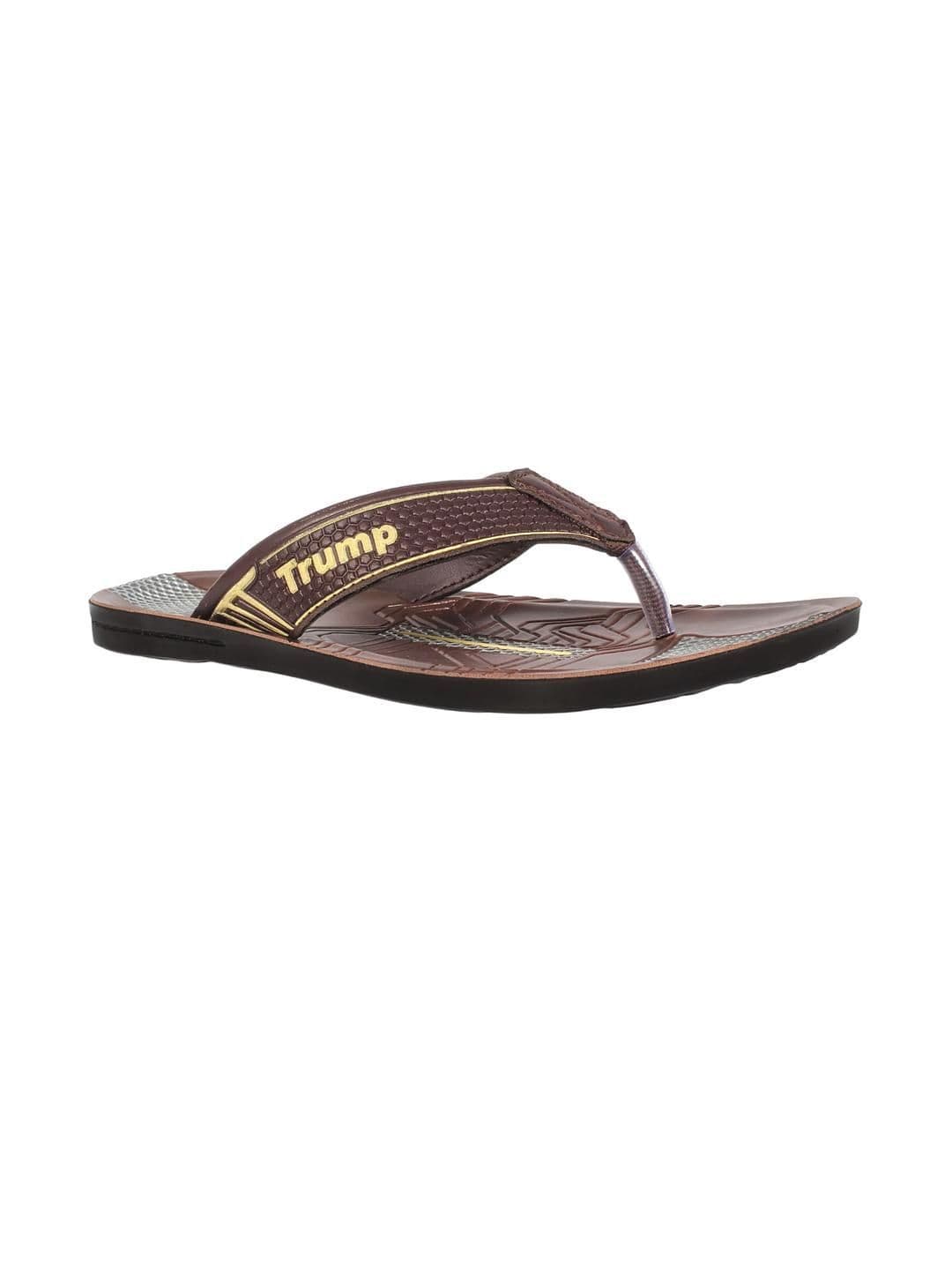 Trump Men Tan Flip Flops thumbnail 5