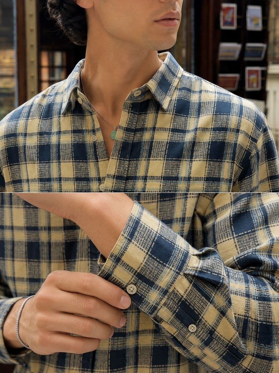 TERROFAB Men Classic Tartan Checks Checked Casual Shirt thumbnail 2
