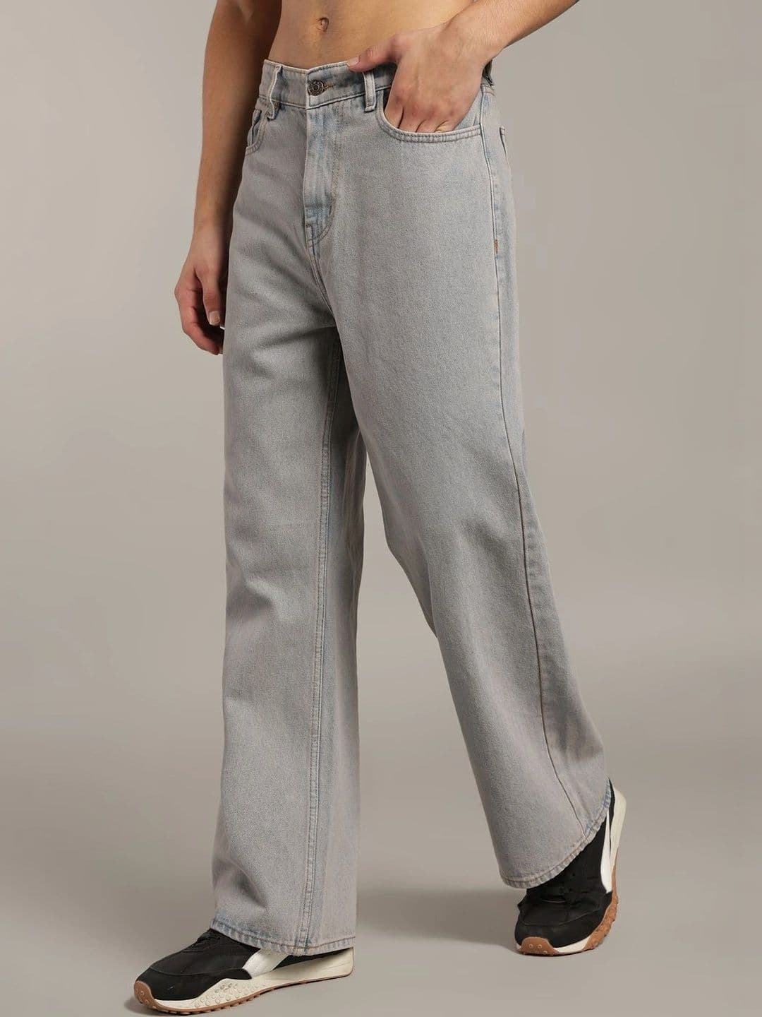FOUL CHILD Men Wide Leg High-Rise Jeans thumbnail 3