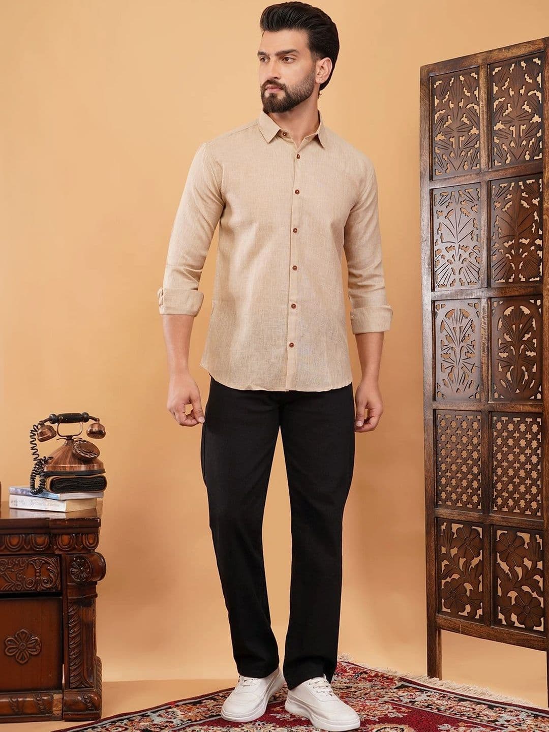 CHIRASVI Men Classic Casual Shirt - view 1