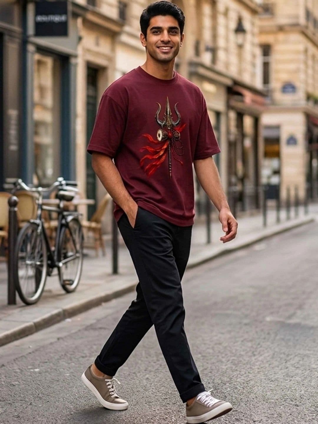 EXCELLO Men Printed T-shirt thumbnail 6