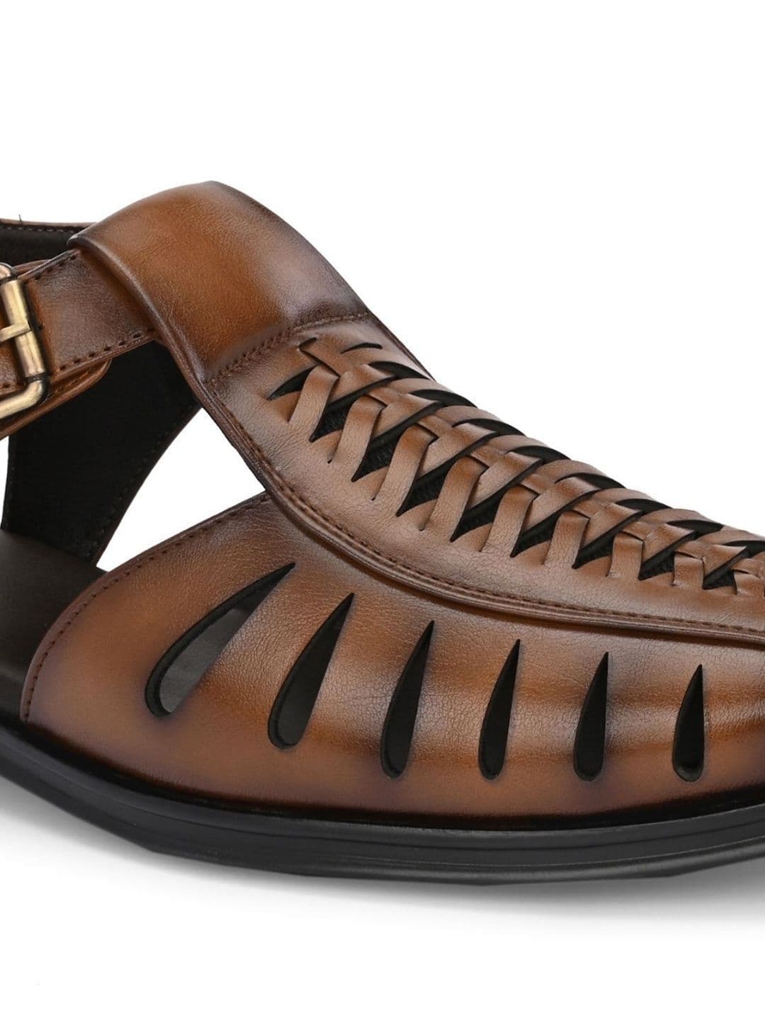 HIROLAS Men Ethnic Shoe-Style Sandals thumbnail 5