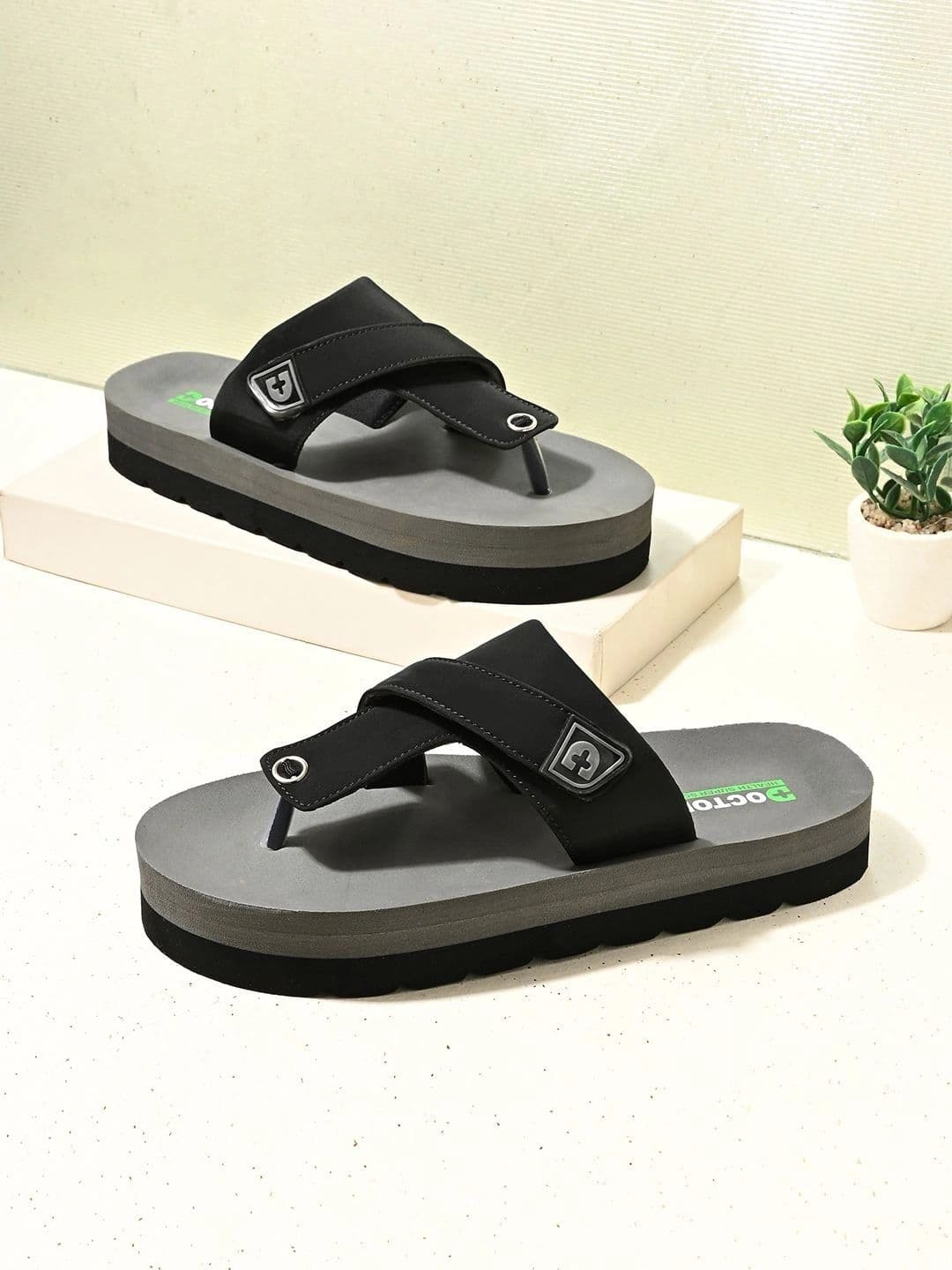 DOCTOR HEALTH SUPER SOFT Men Thong Flip-Flops thumbnail 6