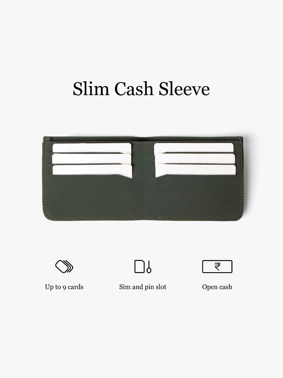 Bellblock Unisex PU Two Fold Wallet with SIM Card Holder thumbnail 3