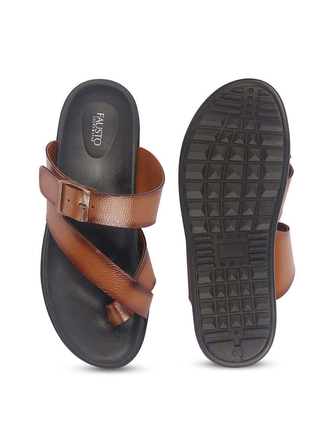FAUSTO Men PU Comfort Sandals thumbnail 6
