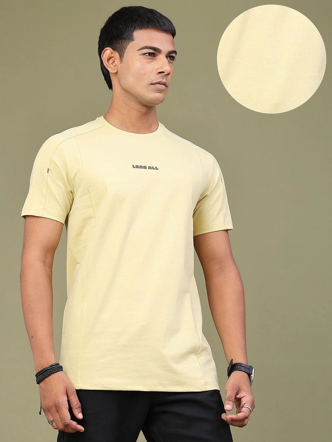 V-Mart Men Typography Slim Fit T-shirt thumbnail 4