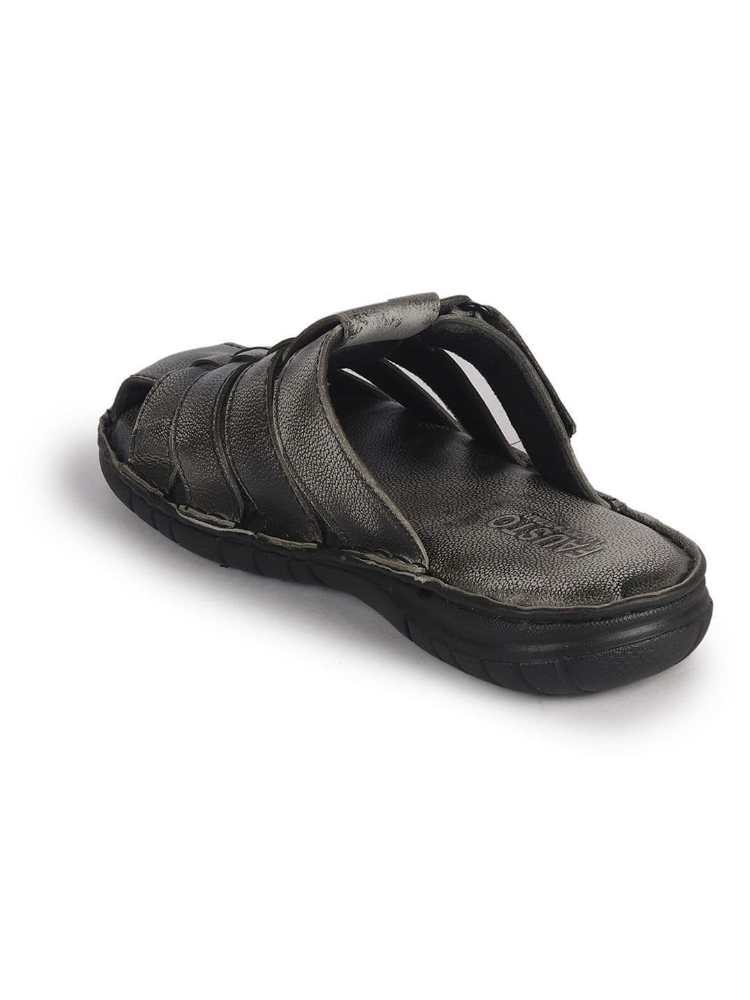 FAUSTO Men Leather Fisherman Sandals thumbnail 4