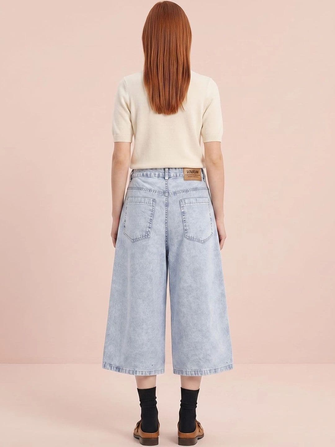 ATELIER REBEL Women Relaxed Fit Mid-Rise Heavy Fade Printed Jeans thumbnail 2