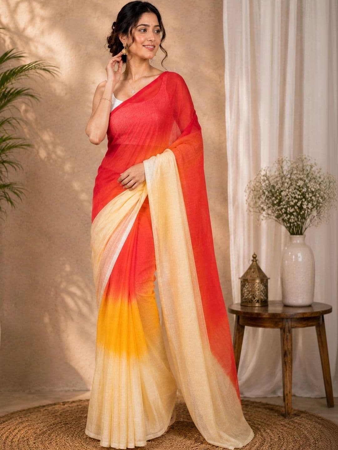 RANGREET Ombre Saree thumbnail 6