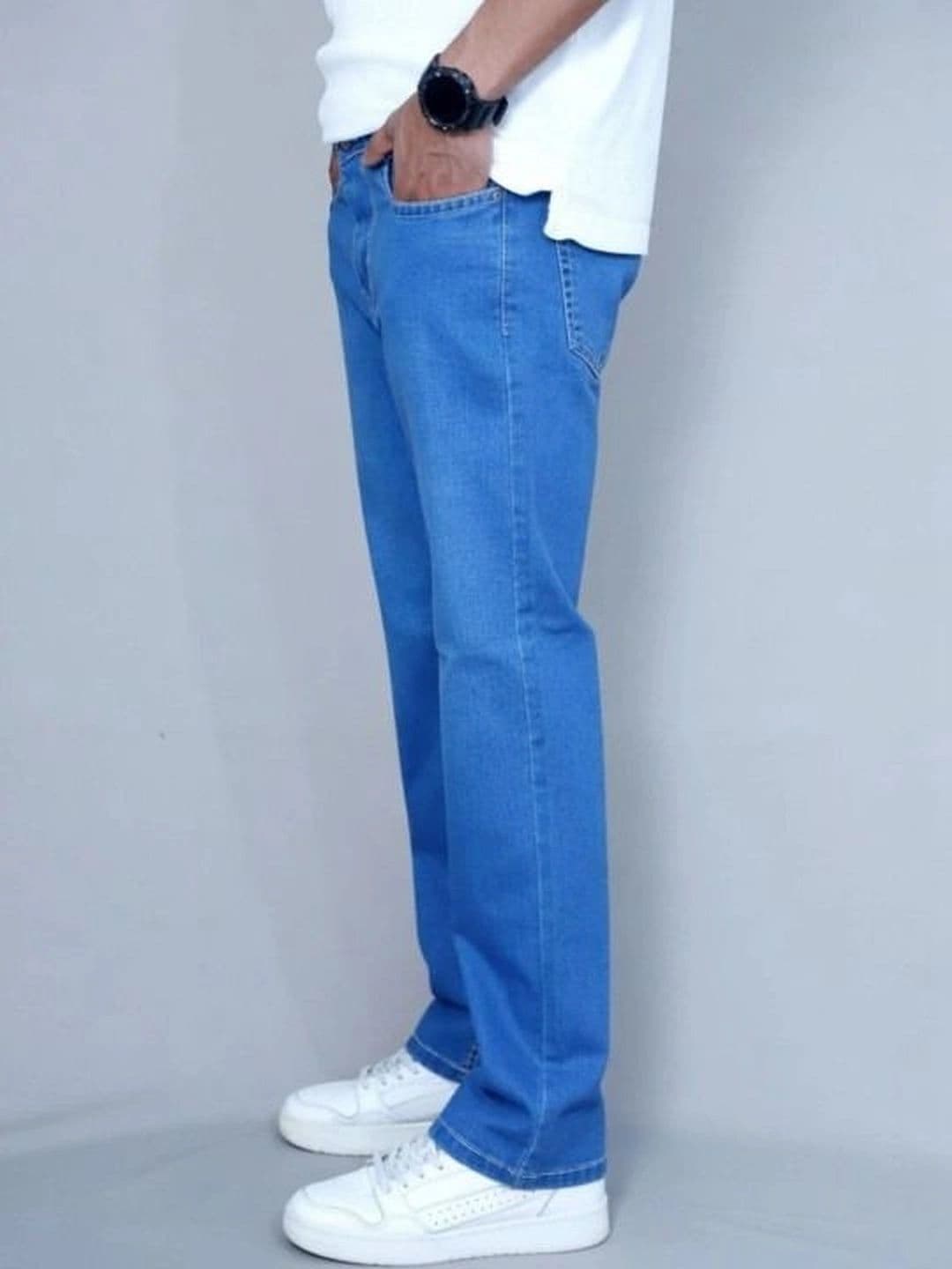 Moda Rapido Men Straight Fit Mid-Rise Light Fade Jeans thumbnail 3