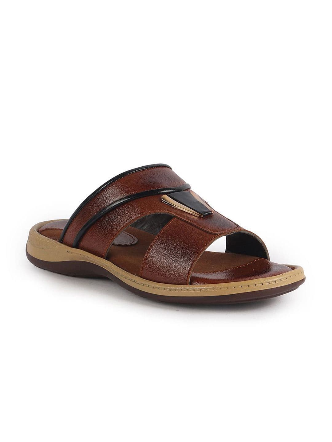 FAUSTO Men PU Slip-On Comfort Sandals thumbnail 3