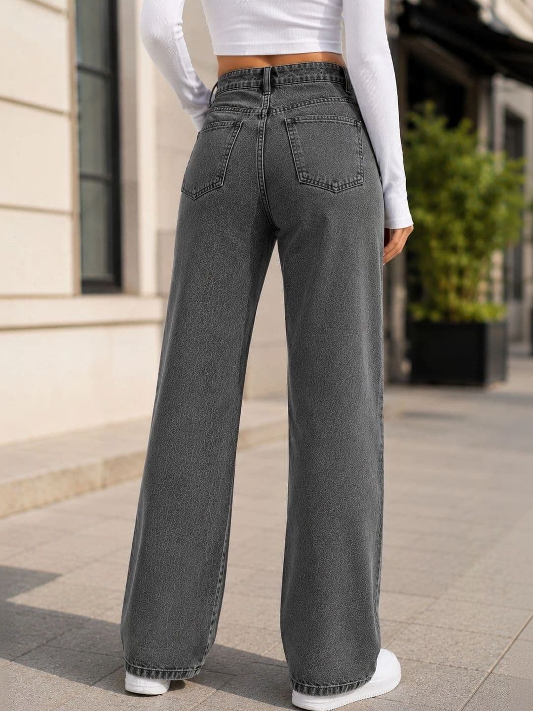 ZARISTAA Women Jean Straight Fit High-Rise Jeans thumbnail 5