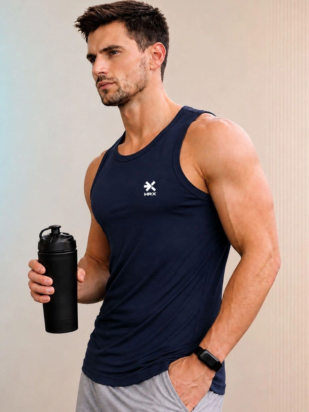 HRX by Hrithik Roshan Men Innerwear Vests thumbnail 2