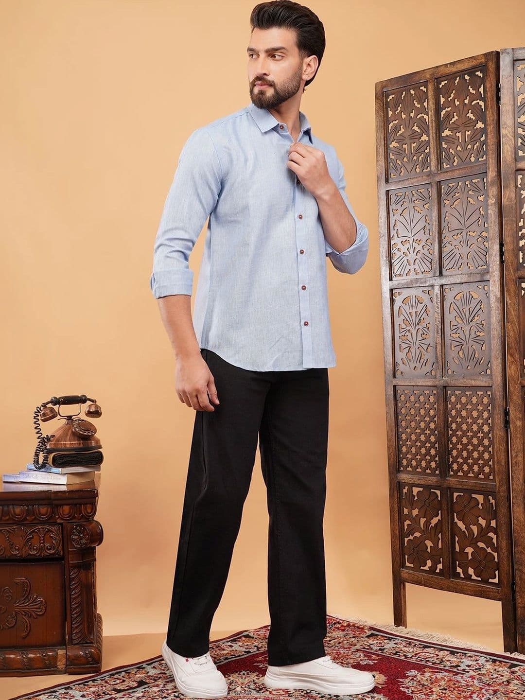 CHIRASVI Men Classic Casual Shirt thumbnail 3