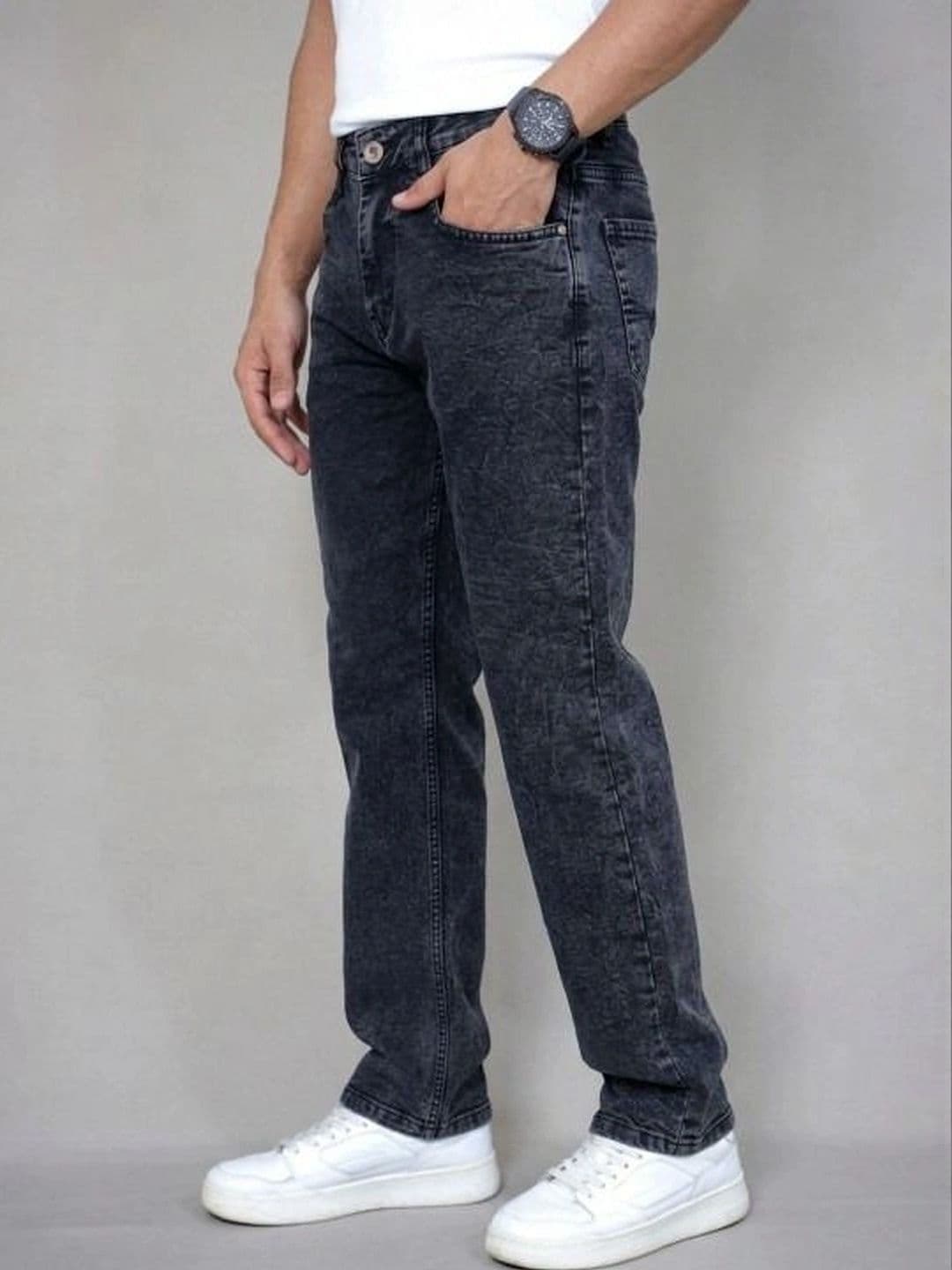 Moda Rapido Men Straight Fit Mid-Rise Light Fade Jeans thumbnail 4