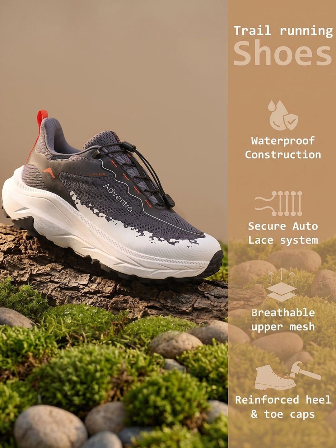 Adventra Sports Men Running Shoes thumbnail 2