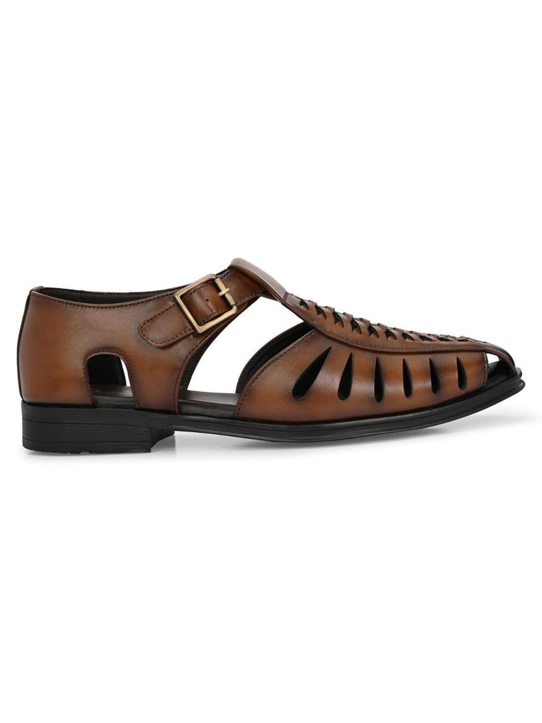HIROLAS Men Ethnic Shoe-Style Sandals thumbnail 3