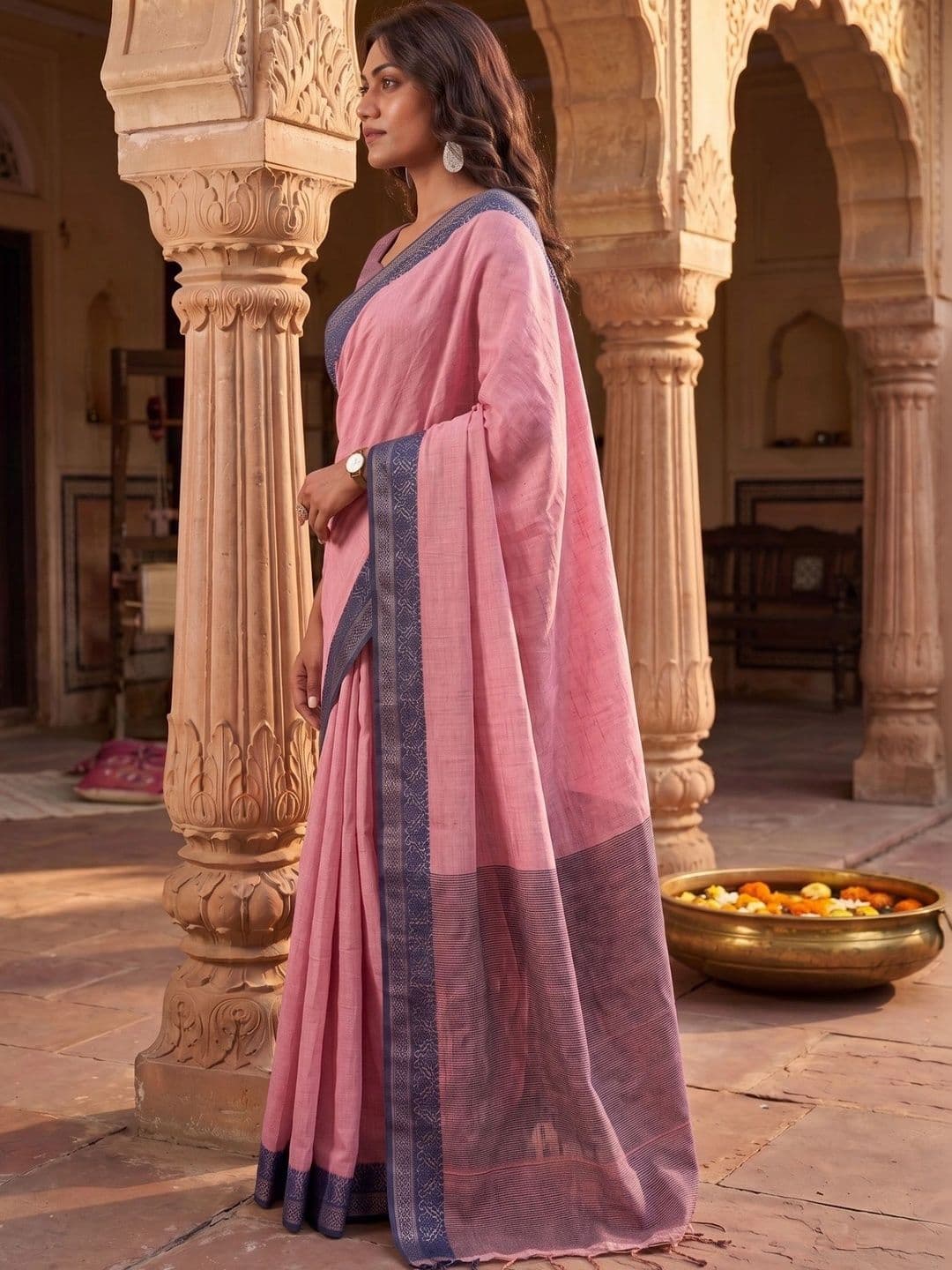 Madhuhansh Silk Cotton Patola Saree thumbnail 3