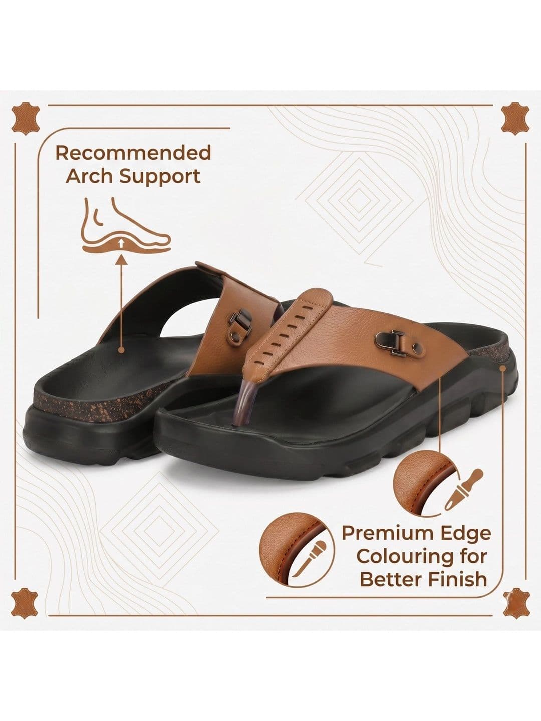 BINUTOP Men Comfort Sandals thumbnail 2