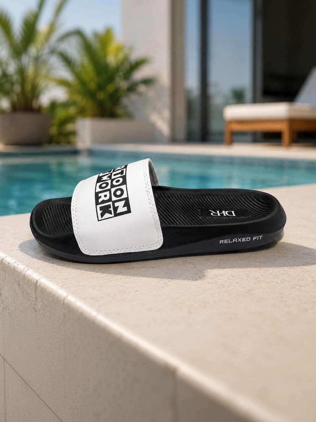 DHR FOOTWEAR Unisex Printed Sliders thumbnail 3