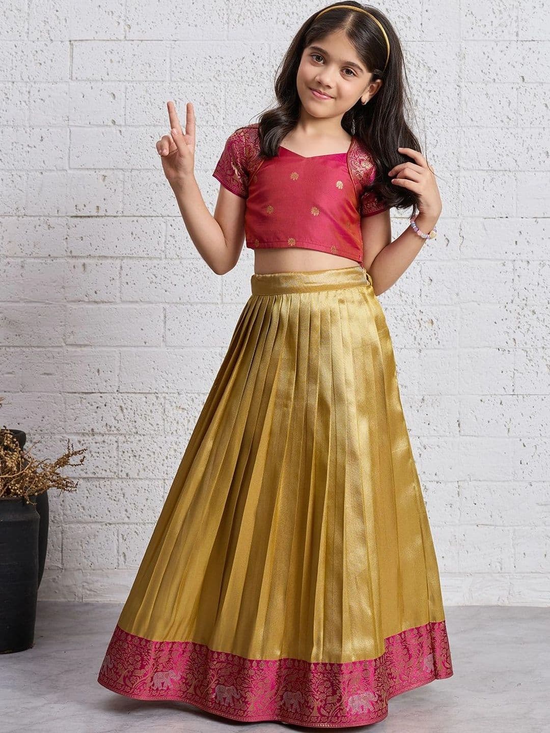 Tasarika Girls Ready to Wear Lehenga & thumbnail 7