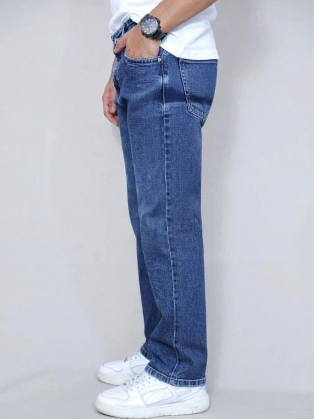 Moda Rapido Men Straight Fit Mid-Rise Light Fade Jeans thumbnail 5