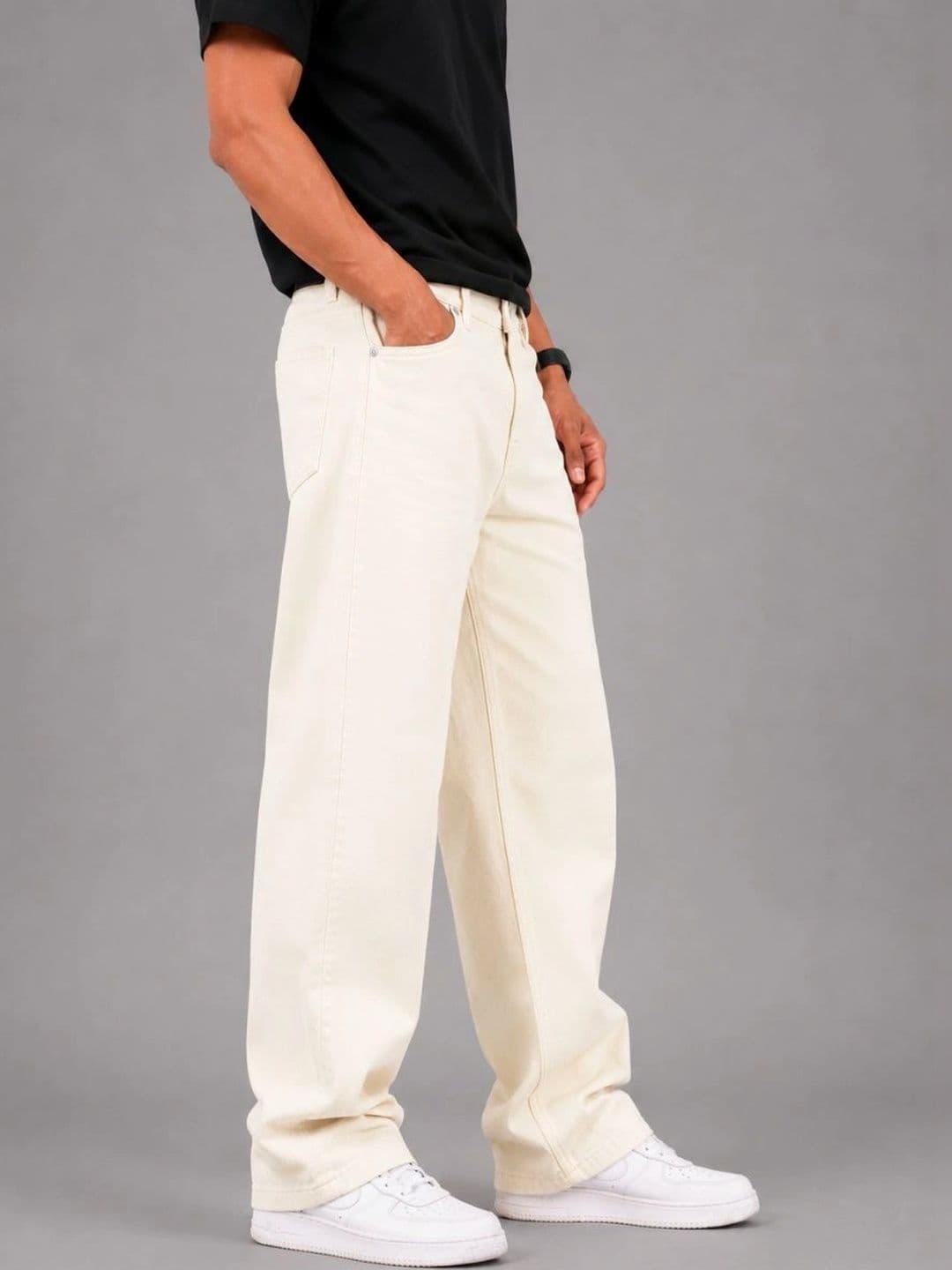 MQ Denim Men Straight Fit Mid-Rise Jeans thumbnail 2