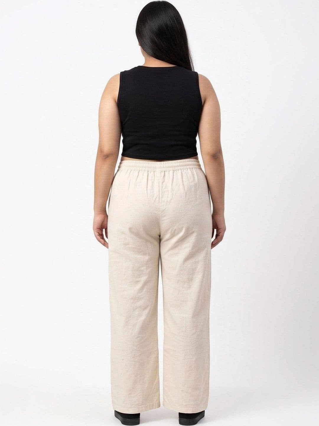 Ktdd Trading Women Pack of 2 Cotton Knitted Palazzos thumbnail 2