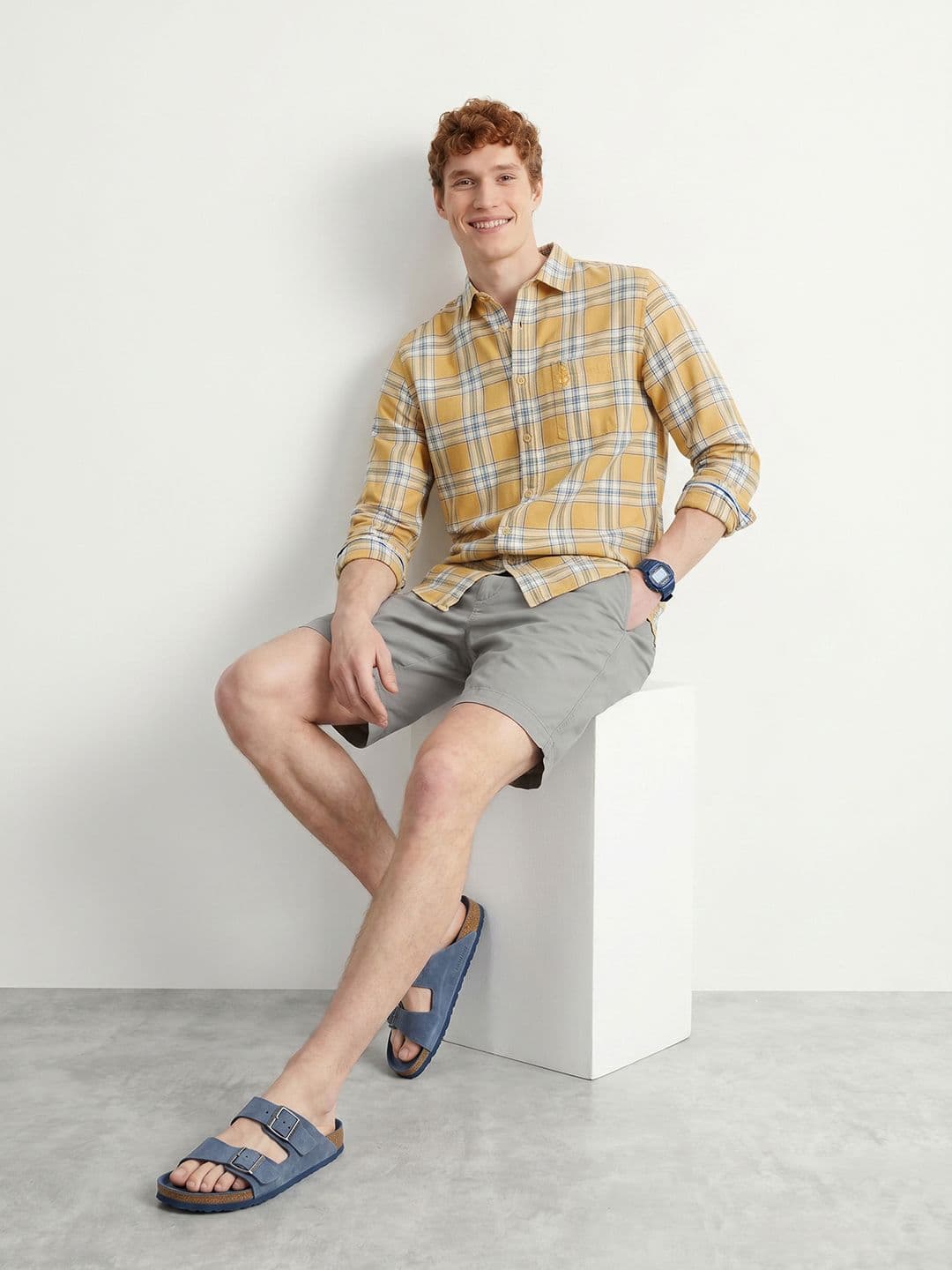 Mast & Harbour Soft Touch Cotton Check Shirt thumbnail 4