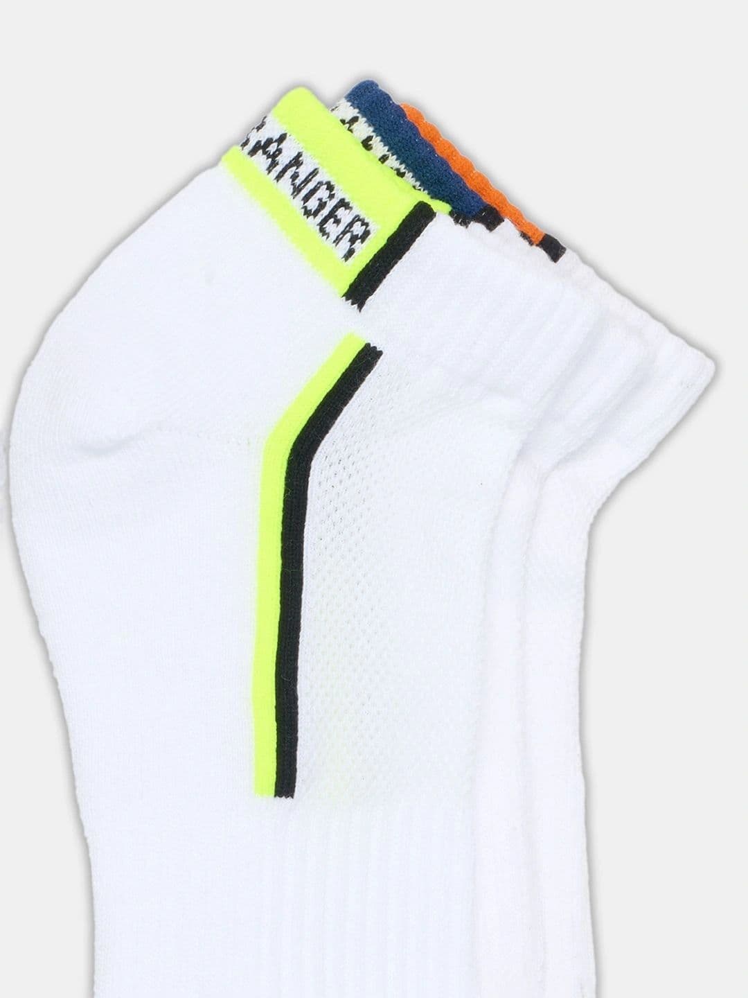 Urban Ranger by pantaloons Men Pack of 3 Cotton Blend Assorted Patterned Ankle Length Socks thumbnail 2