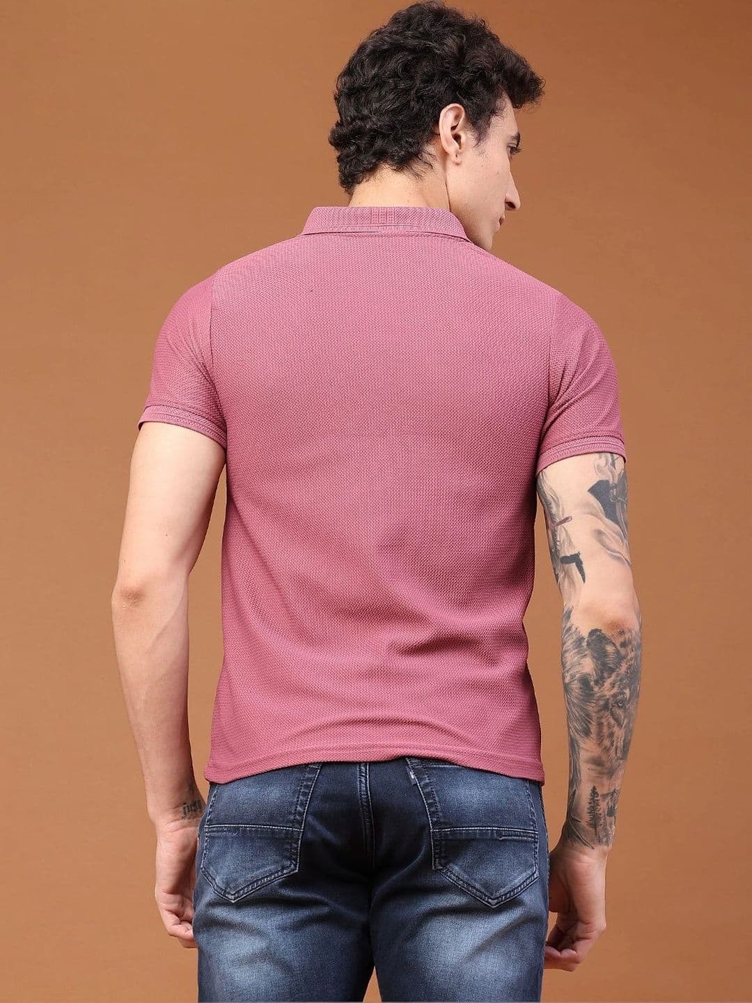 V-Mart Men Polo Collar Slim Fit T-shirt thumbnail 6