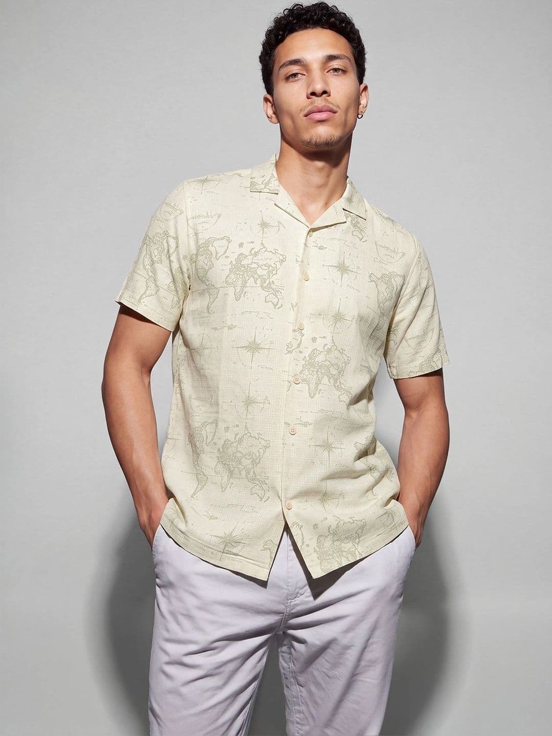 CODE by Lifestyle Men Printed Casual Shirt thumbnail 2
