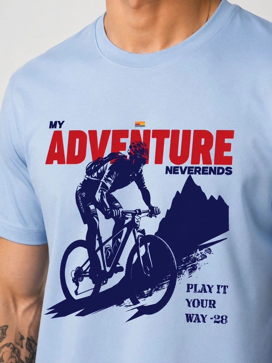 My Adventure Neverends Men Printed T-shirt thumbnail 3
