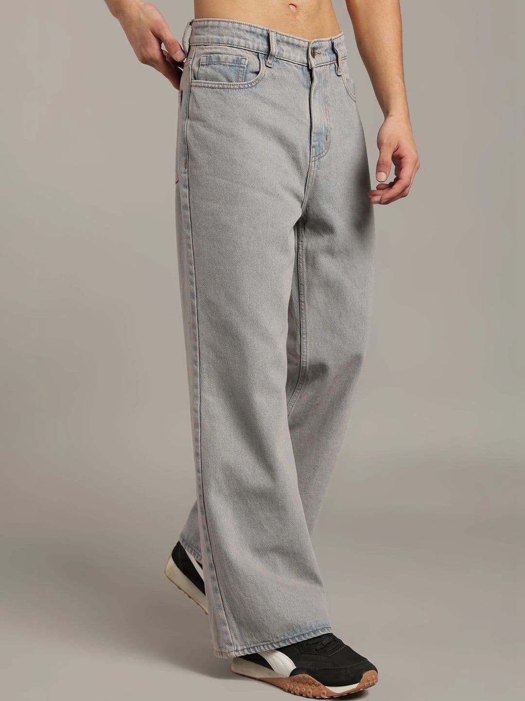 FOUL CHILD Men Wide Leg High-Rise Jeans thumbnail 4