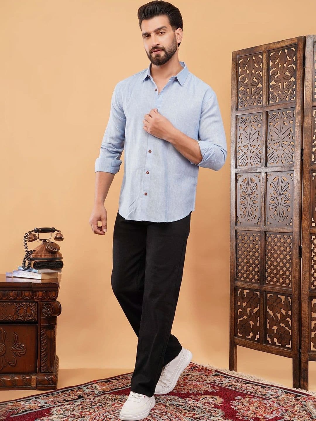 CHIRASVI Men Classic Casual Shirt thumbnail 4