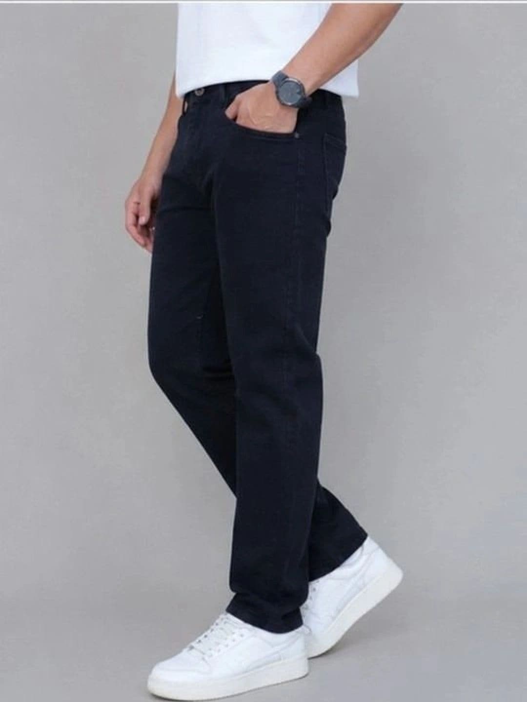 Moda Rapido Men Straight Fit Mid-Rise Light Fade Jeans thumbnail 3